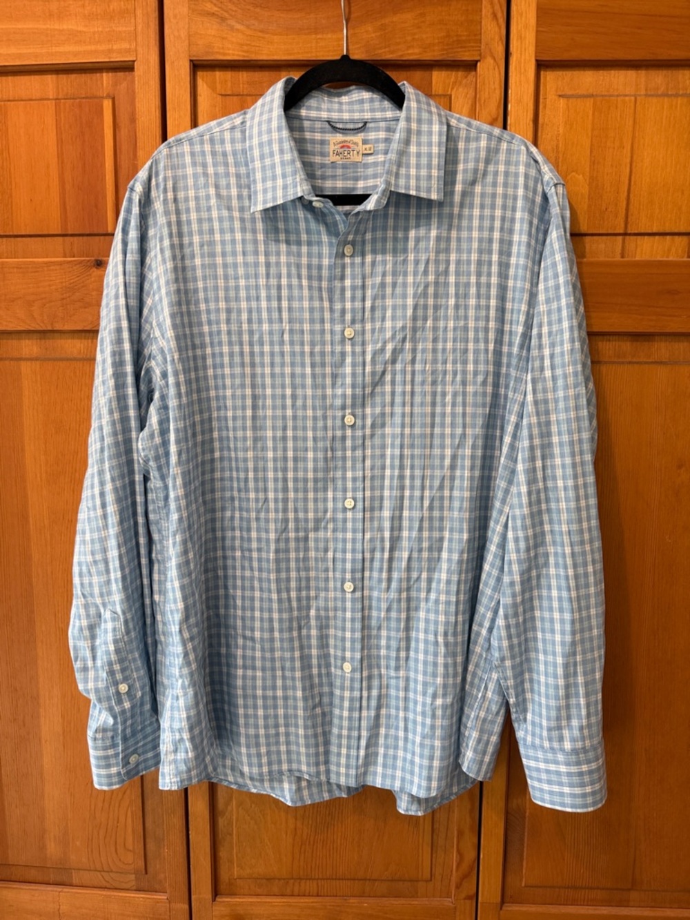 Faherty Men’s The Movement Shirt Long Sleeve Button Down Plaid